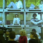people on an art fair