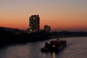 Sunset at UN Bonn