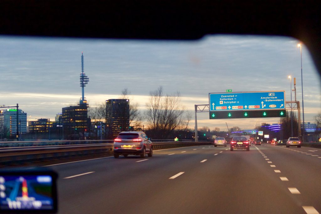 Blue Hour Amsterdam Highway