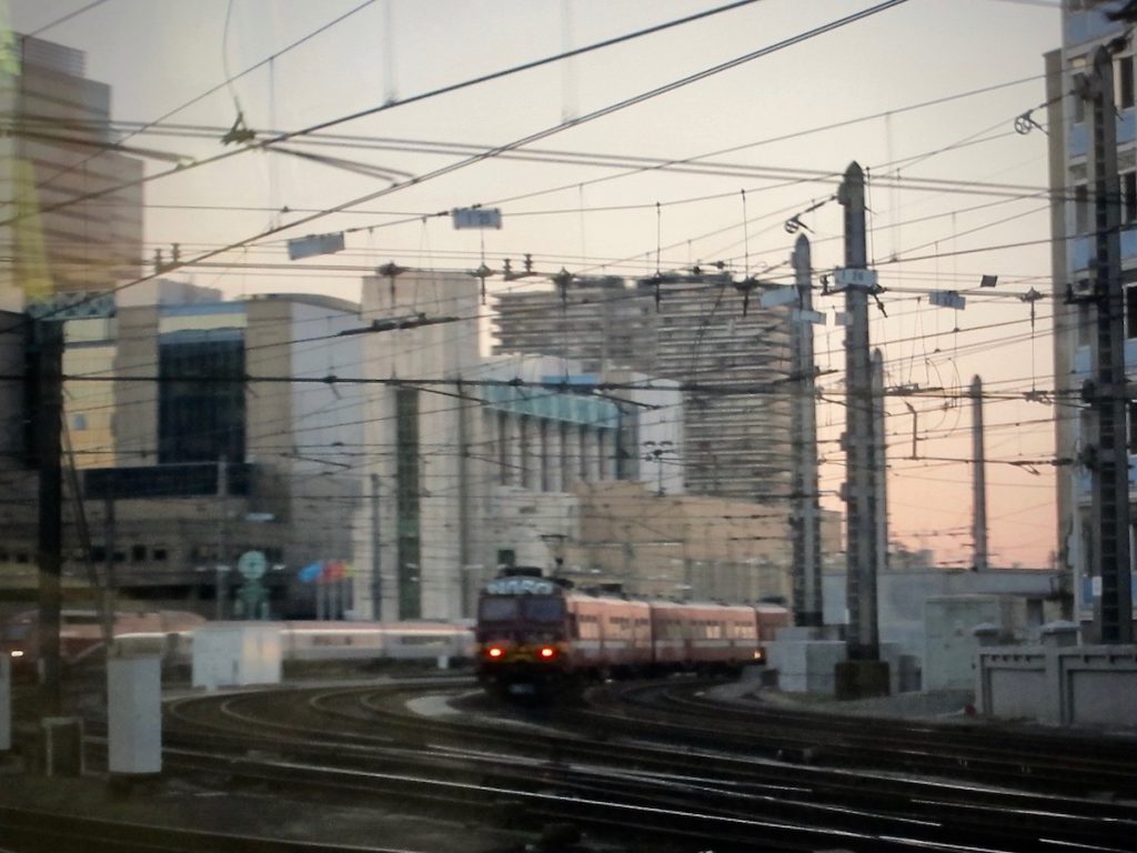 Train in Brussels