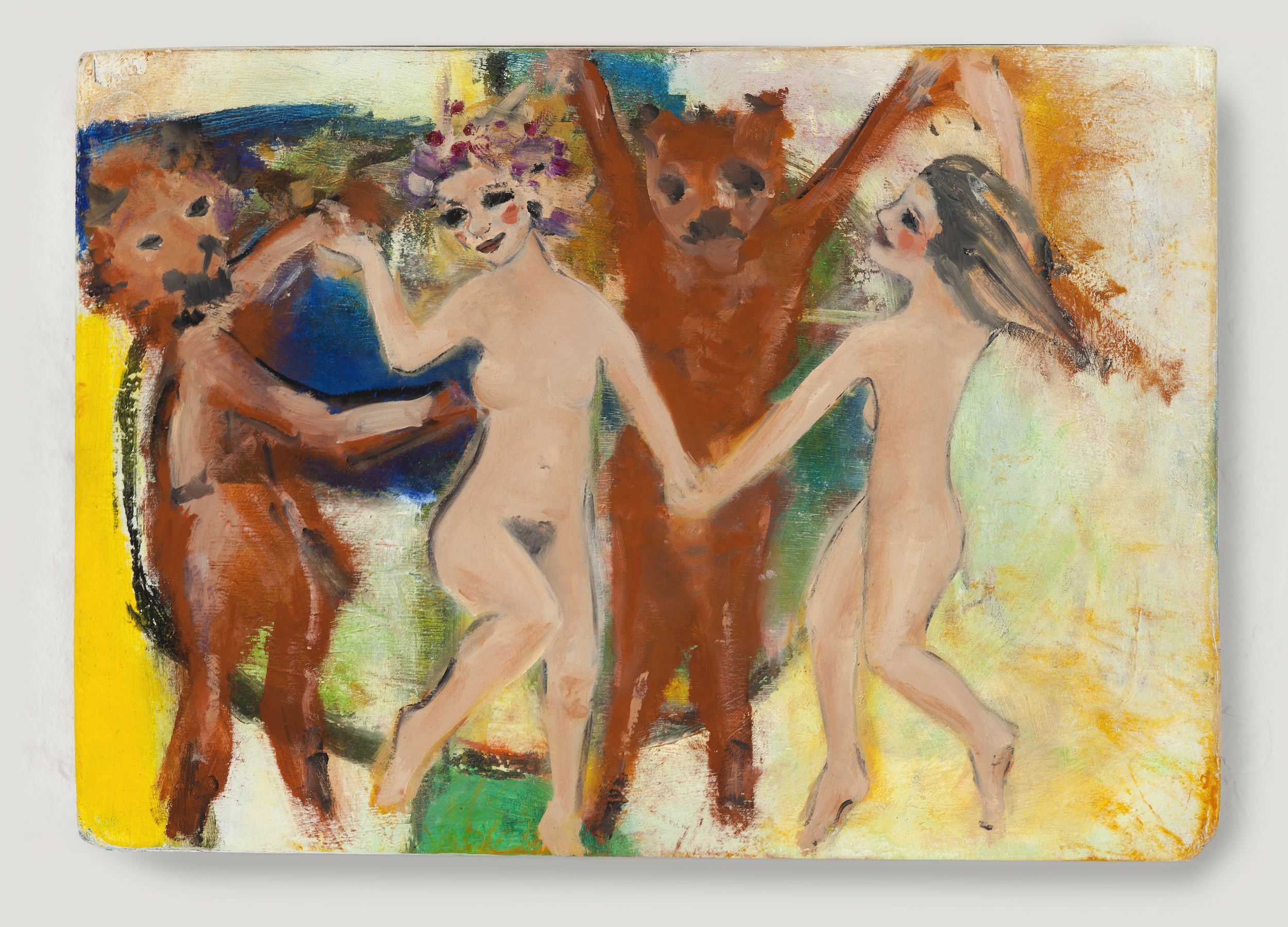 Bacchanal, Öl auf Holz, 33 x 46 cm © Georg Cevales
