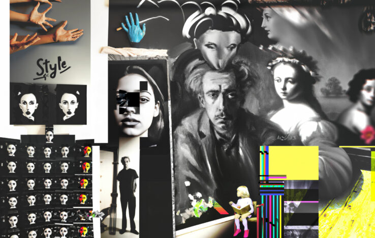 Digitale Collage über die Entwicklung eines eigenen Stils